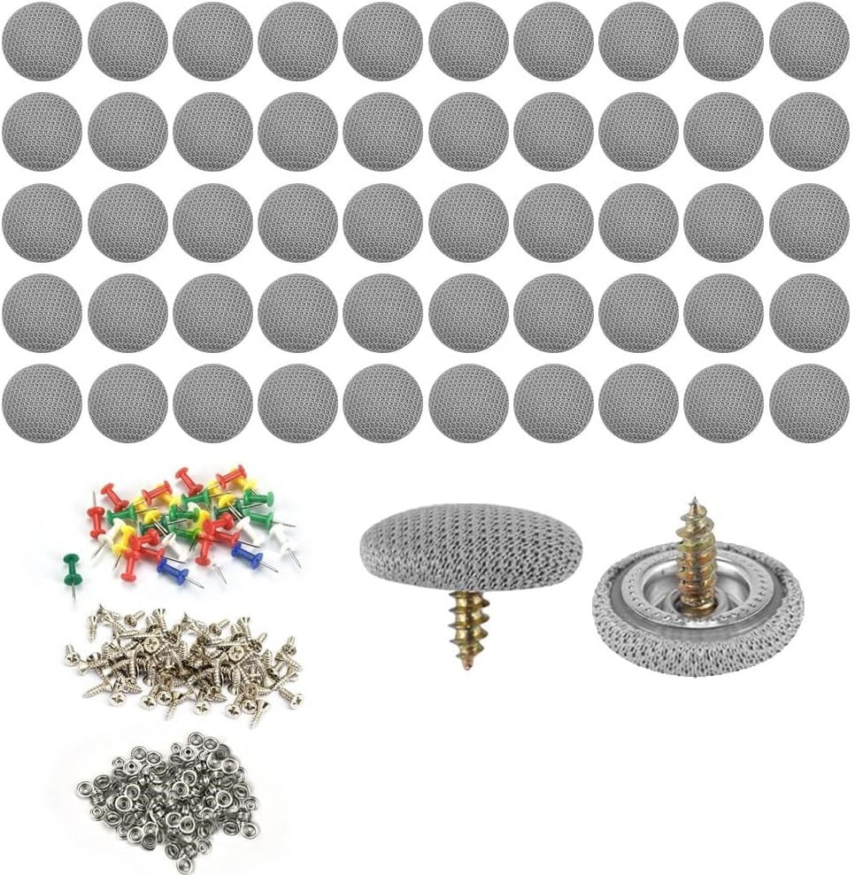 Kit 30 nituri universale tip butoni, capse reparare plafon auto, fixare a panzei cu stifturi, set compatibil