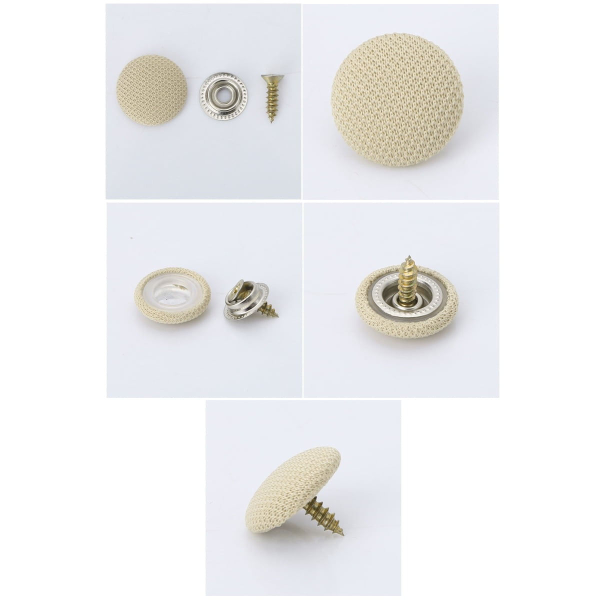 Set Reparatie Plafon Auto pentru Tapiseria Plafonului Desprinsa - Bej - 1 | YEO