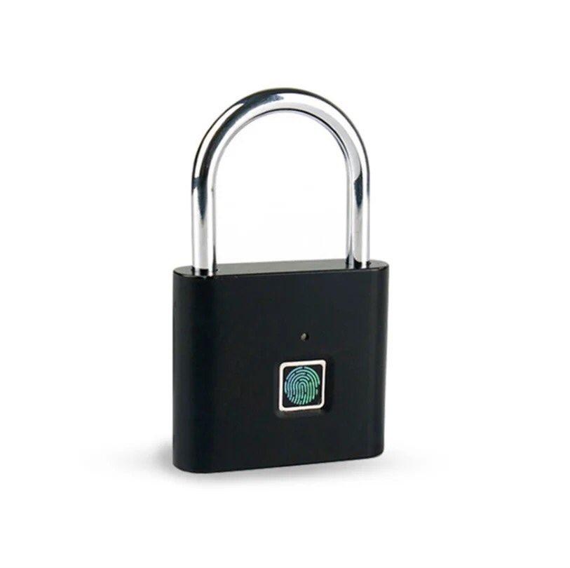 Lacat Inteligent Cu Amprenta, Senzor Amprenta, Incarcare rapida prin USB, WATERPROOF, Memoreaza pana la 10