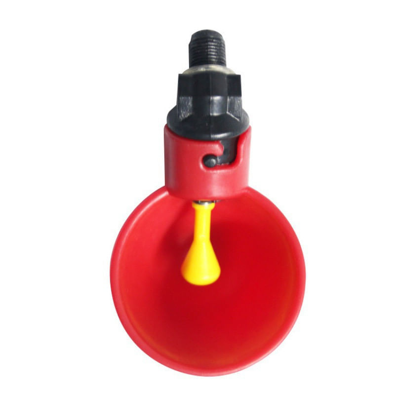 Set 24 adapatori pentru pasari, PVC, Rosu