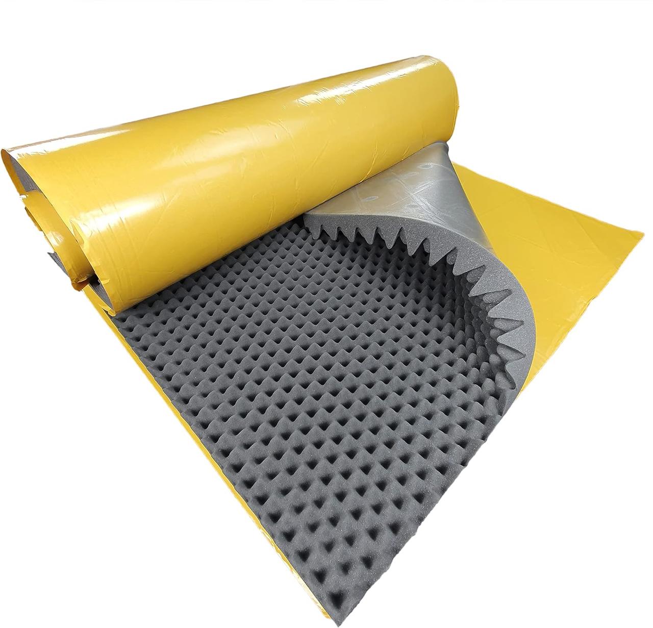 Burete Fonoabsorbant Cofrat Adezivat 200x100 cm cu Grosime de 5 cm  Solutia Ideala pentru izolatie acustica