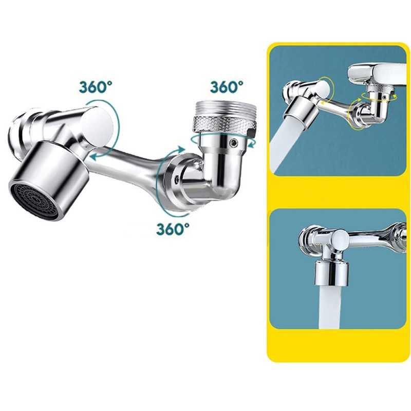 Extensie Robinet Rotativa HYT , Prelungitor pentru Baterie Chiuveta, Reglabil In Orice Directiei, Economizor — imaginea 4