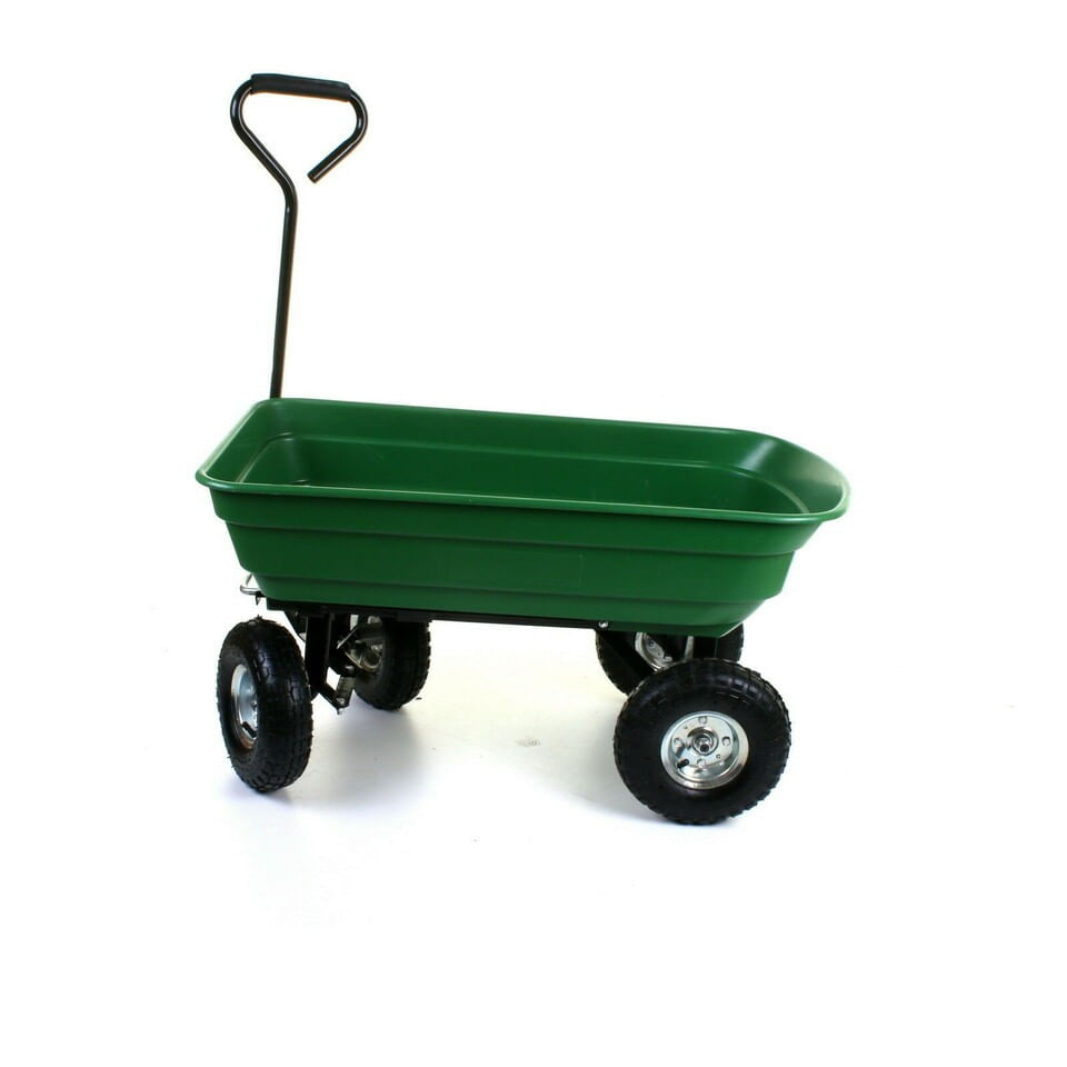 Carucior de gradina, sarcina maxima 300 kg, cupa rabatabila, maner lung cu burete antiderapant, — imaginea 10