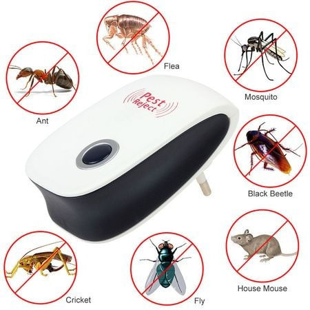 Aparat anti Daunatori Ultrasonic pentru gandaci, muste, tantari, furnici, paianjeni, soareci, Ultrasonic Pest