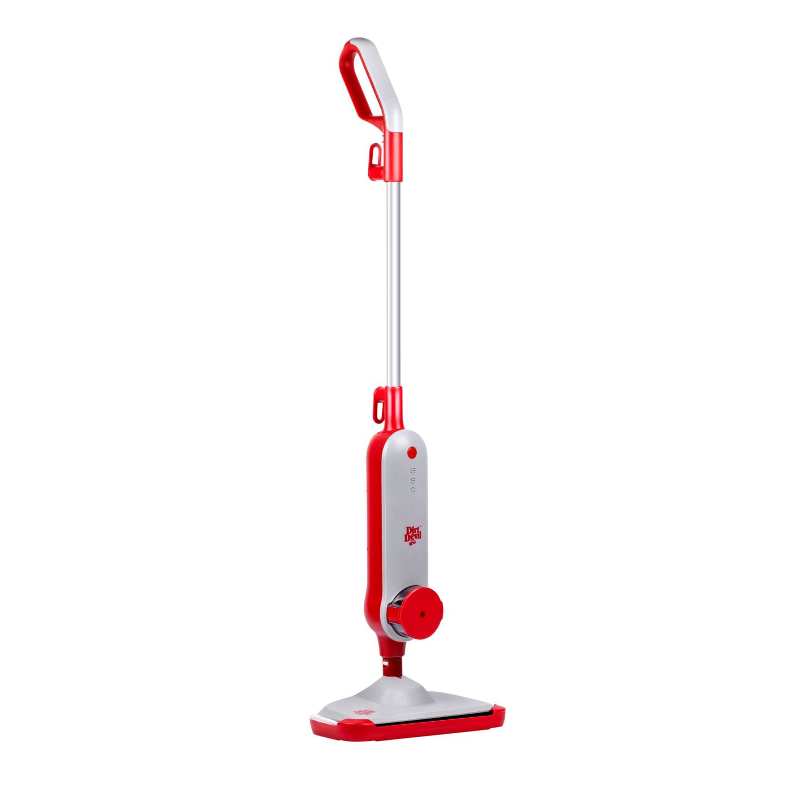 Aparat de curatat cu abur Dirt Devil DD7002,1300 W, 330 ml, 3 accesorii, 3 niveluri abur, Alb-Rosu