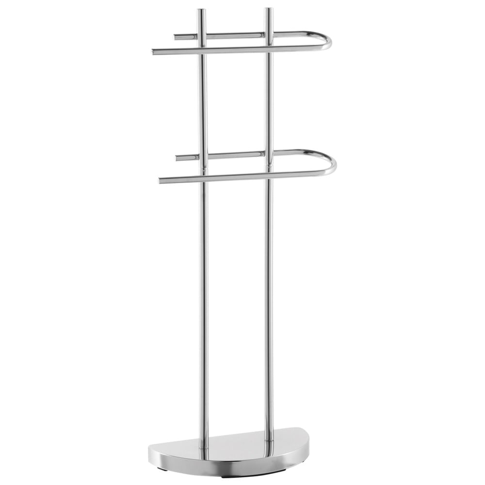 Suport prosoape 2 brate, otel cromat, h 87cm