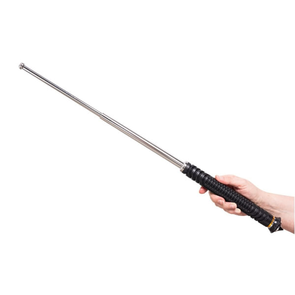 Baston telescopic pliabil, titan, ciocan geamuri detasabil, 53,5 cm, husa cordura, negru - imagine 5