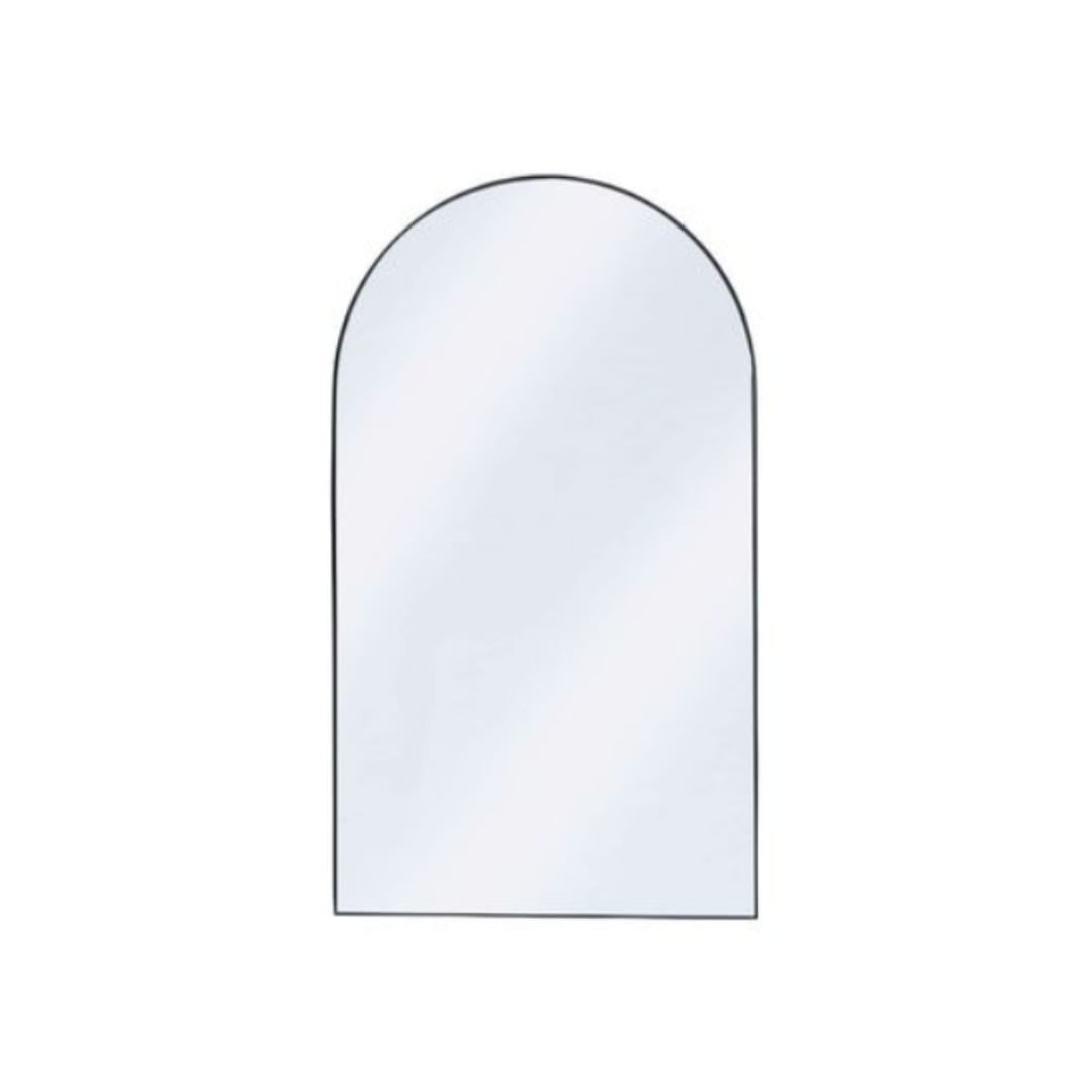 Oglinda decorativa, de perete, cu rama neagra, 56x32 cm, Arti Casa