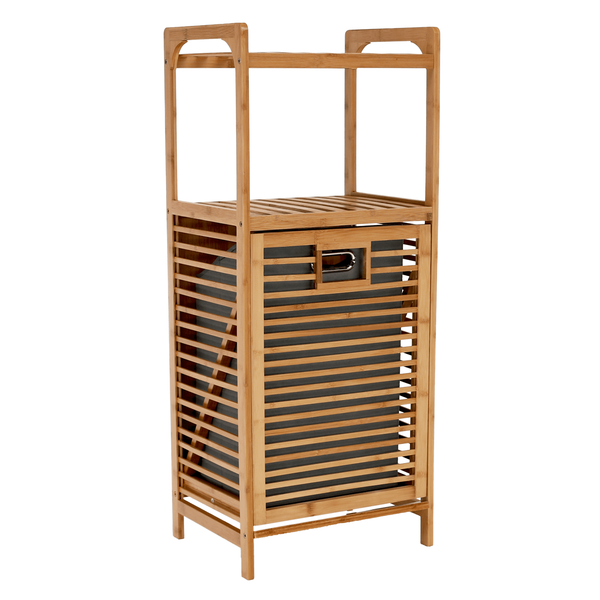 Cos de rufe, bambus natural/gri, KERI NEW