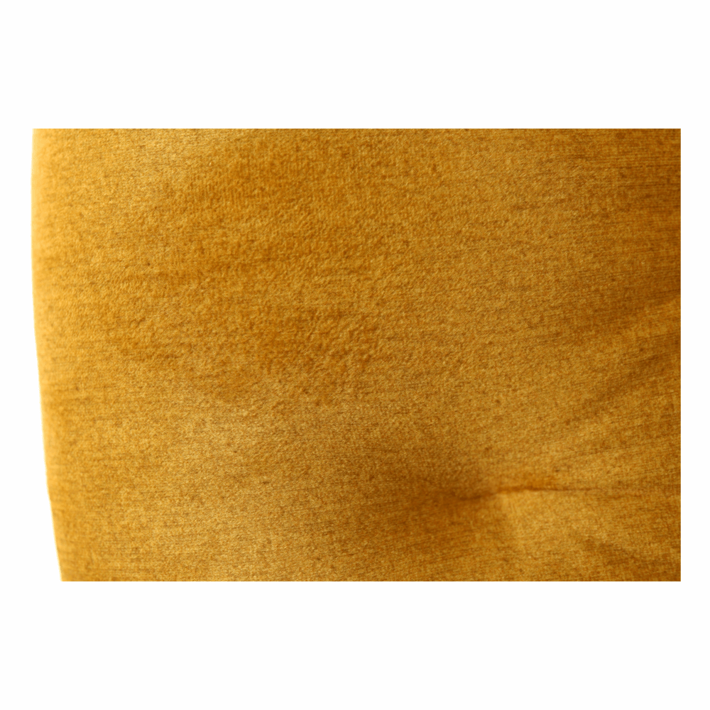 Fotoliu de design, material textil Velvet galben, FEDRIS — imaginea 11