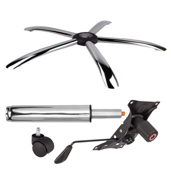 Set placuta balans metalica 22 cm x 15 cm, baza 60 cm , rola universala Ø11 si cilindru piston, gaz, scaune birou