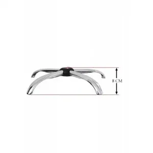 Set placuta balans metalica 26 x 15 cm, baza 60 cm, rola universala Ø11 mm si cilindru piston, gaz, pentru scaune birou