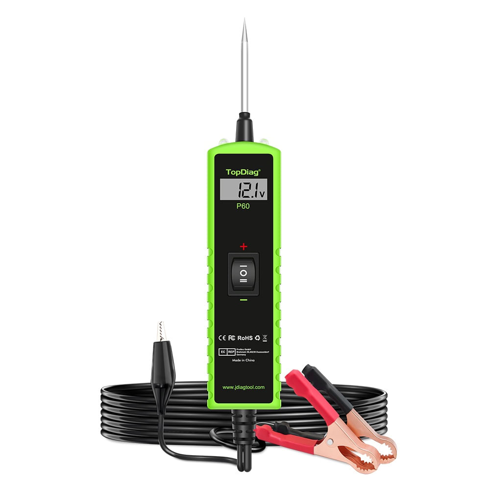 Tester Circuite Electrice Auto TopDiag P60, 6-30V, Diagnostic cu afisaj LCD, Detectie Scurtcircuit - 4 | YEO