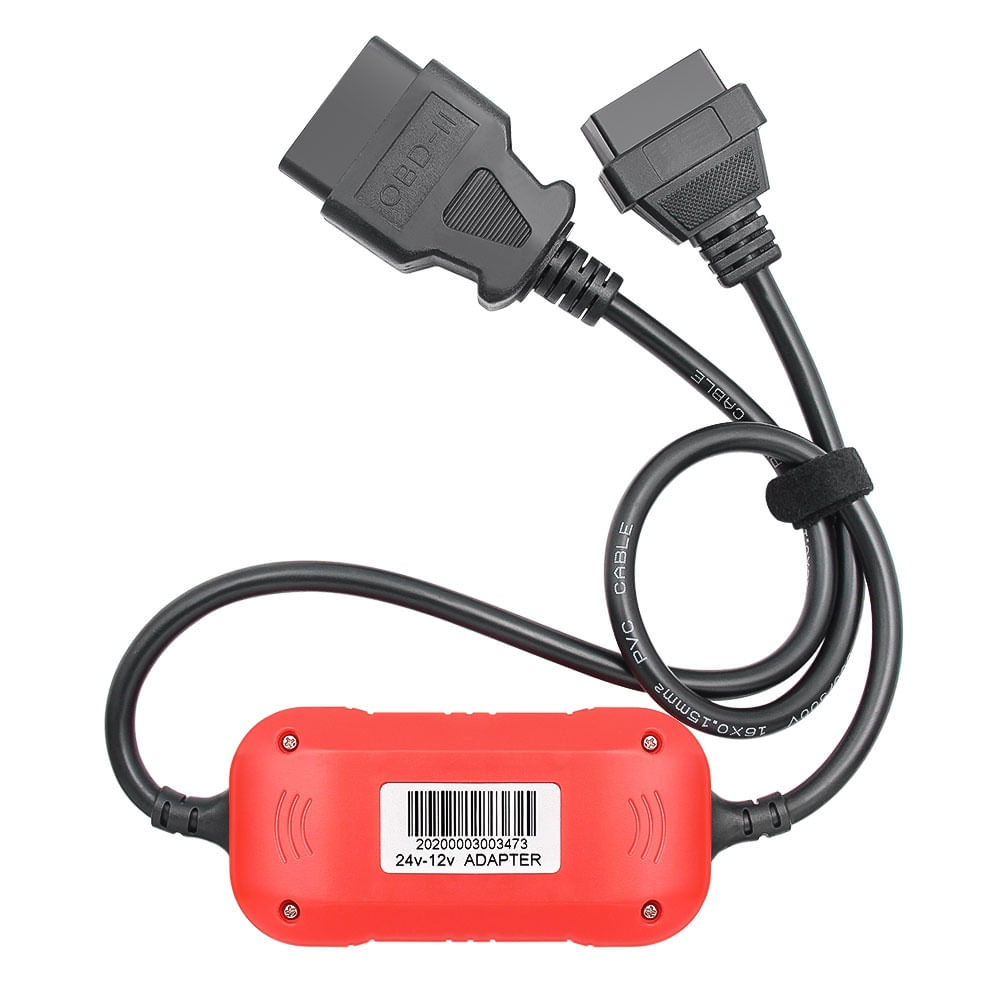 Cablu convertor 24V la 12V Techstar, pentru diagnoza tester OBD-II pe camioane MAN Mercedes Volvo - 4 | YEO