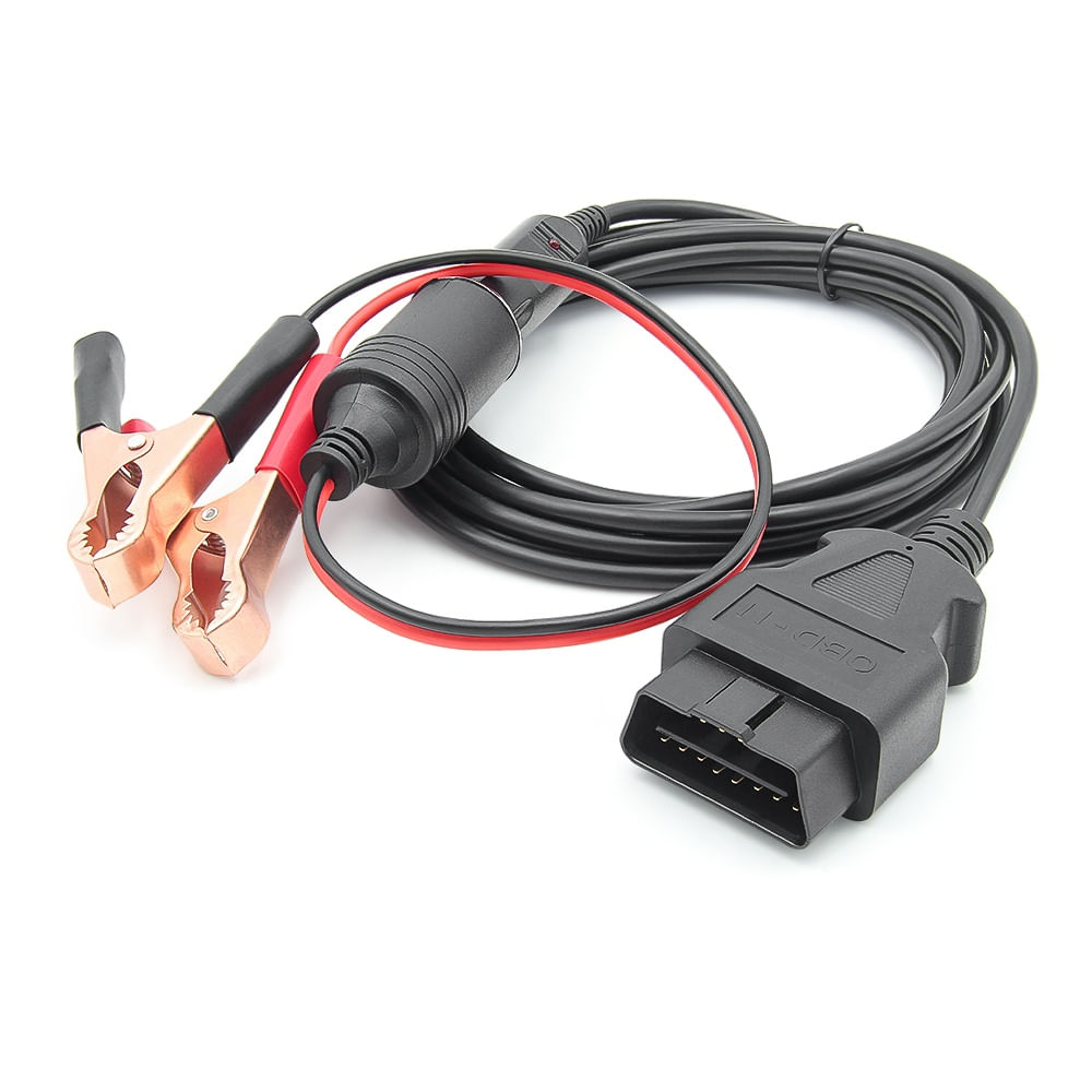 Cablu Salvare Memorie ECU 12V, JFIND JC02 OBDII Memory Saver, cu Mufa OBD, Clesti Crocodil, Mufa Bricheta, Backup - 4 | YEO