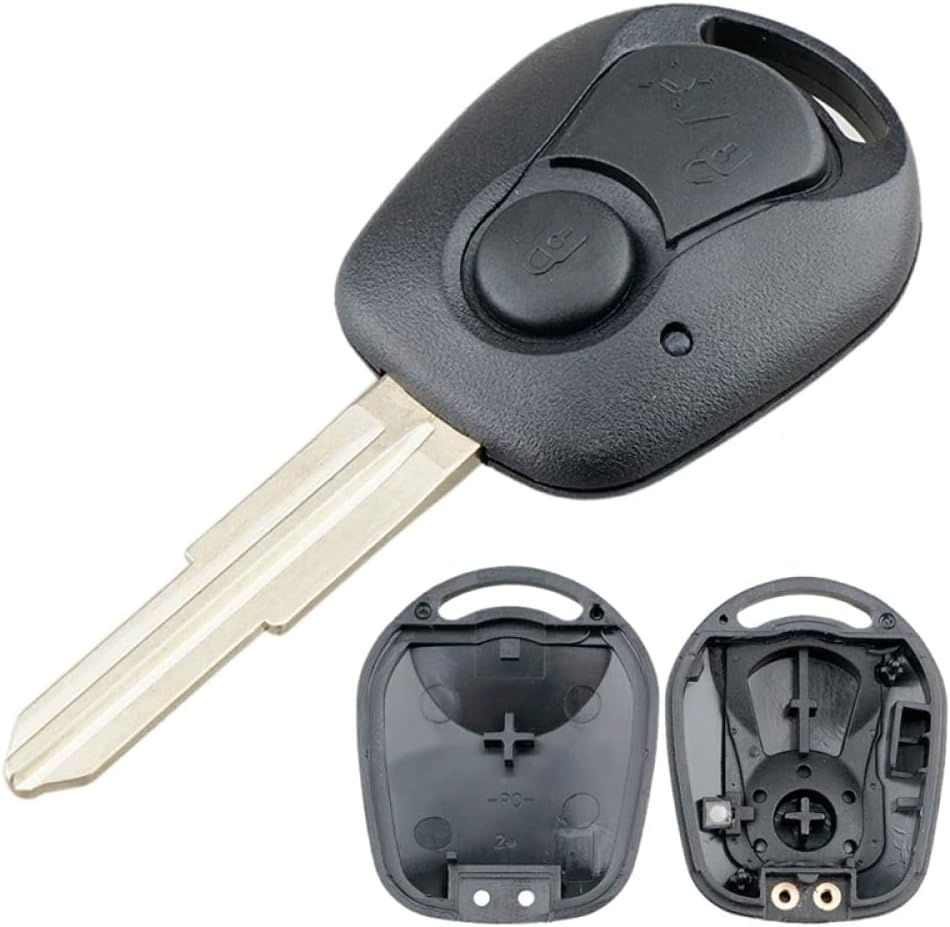Carcasa Cheie Auto Techstar, compatibila cu Ssangyong Actyon, Kyron, Rexton, SUV – cu lama SSY3 si surub, 1 buton - 2 | YEO