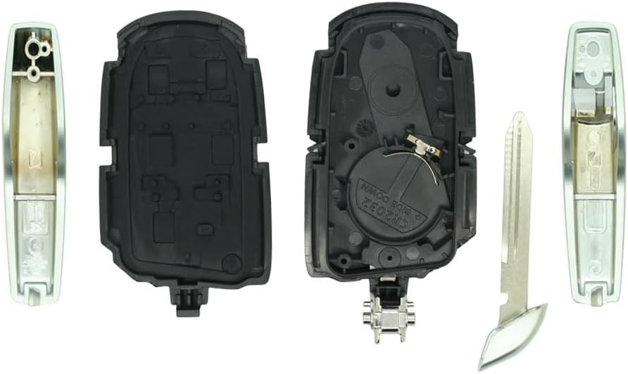 Carcasa Cheie Auto Techstar tip Smart Key, cu 4 butoane, Compatibila Maserati Ghibli, Quattroporte – cu lama - 3 | YEO