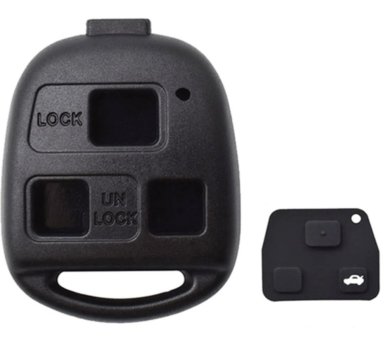 Carcasa Cheie Auto Techstar cu 3 Butoane Compatibila Toyota Yaris, Corolla, RAV4, Avensis, Lexus RX, GS, IS - 2 | YEO