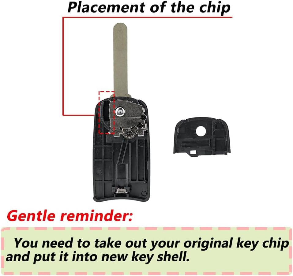 Carcasa Cheie Auto Techstar tip Flip, cu 2 Butoane, Compatibila Honda Civic, Accord, CR-V, Jazz, HR-V – cu lama