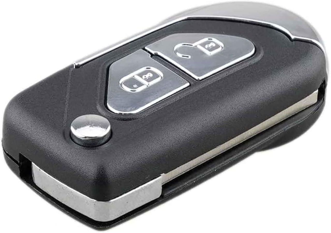 Carcasa Cheie Auto Techstar tip Briceag cu 2 Butoane, Compatibila Citroen DS3, C3, lama VA2 - 1 | YEO