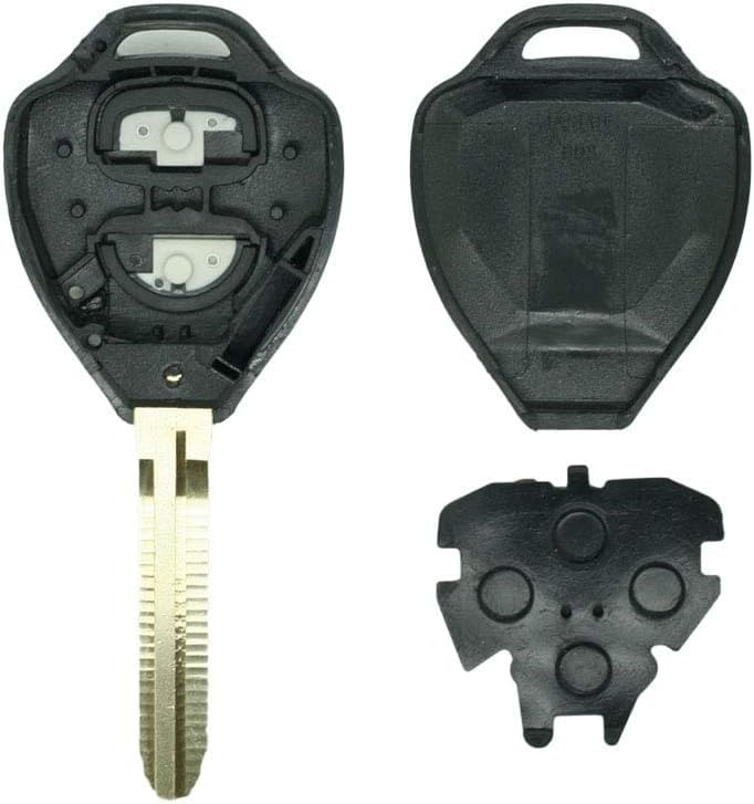 Carcasa Cheie Auto Techstar, cu 2 Butoane Compatibila Toyota Corolla, RAV4, Yaris, Avensis, Hilux, Prado - 2 | YEO