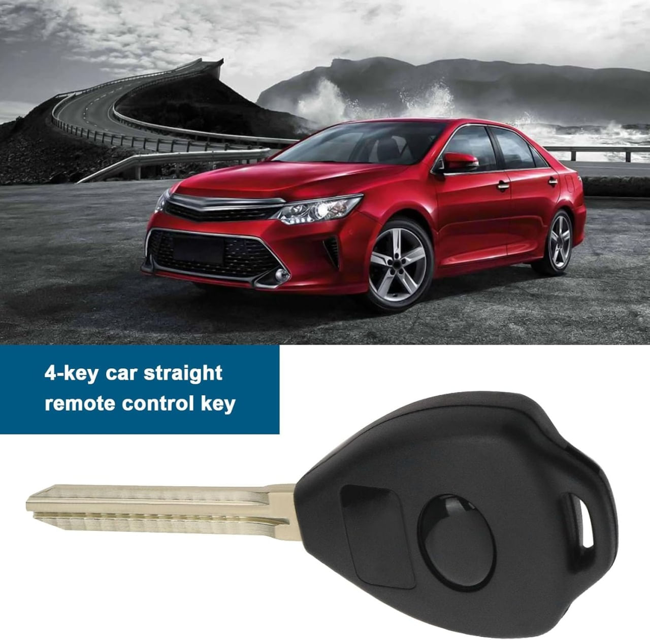 Carcasa Cheie Auto Techstar cu 4 butoane compatibila cu Toyota Corolla, Camry, Alphard