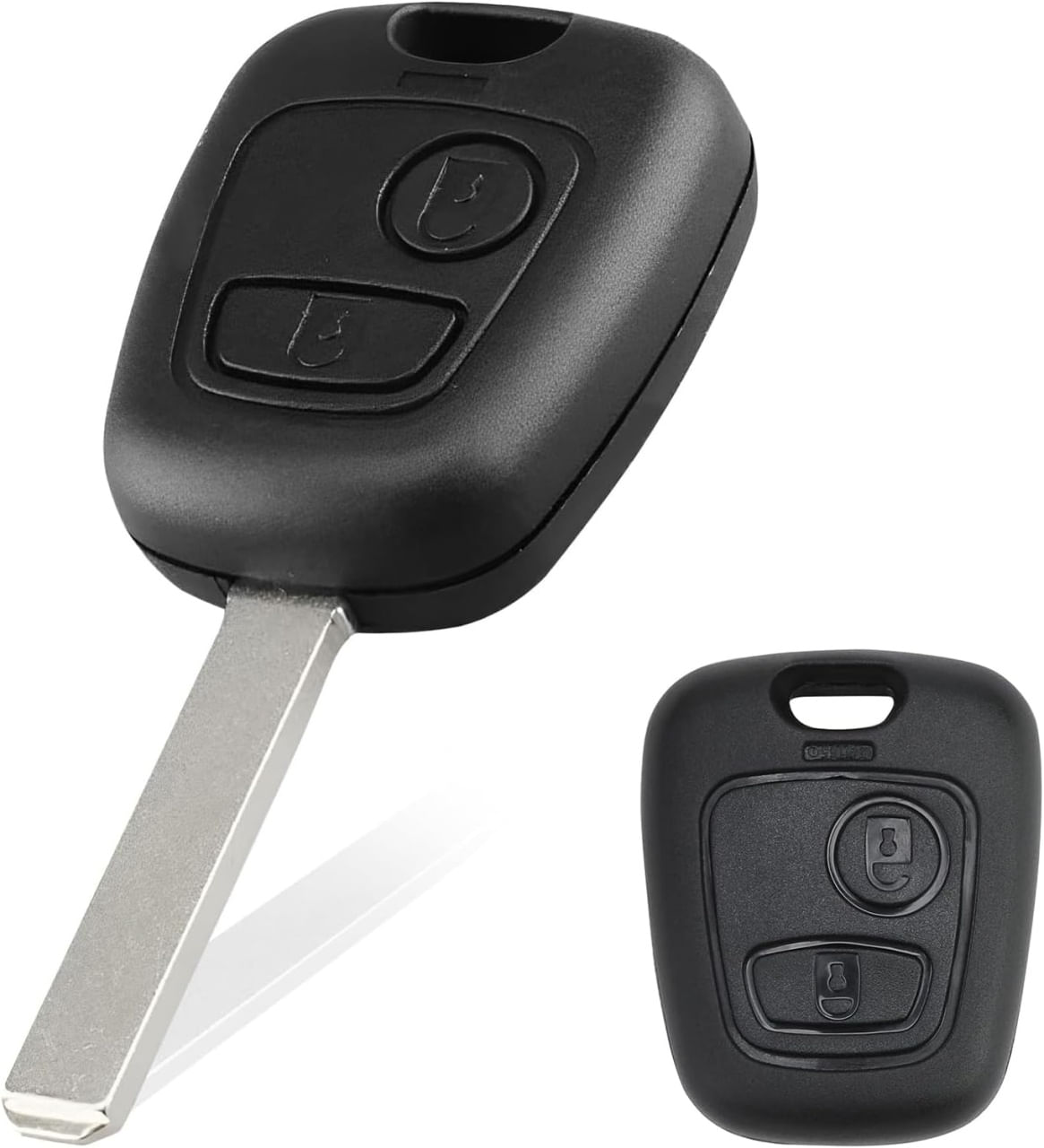 Carcasa Cheie Auto Techstar cu 2 Butoane Compatibila Toyota Aygo, Peugeot 107, Citroen C1 - imagine 5