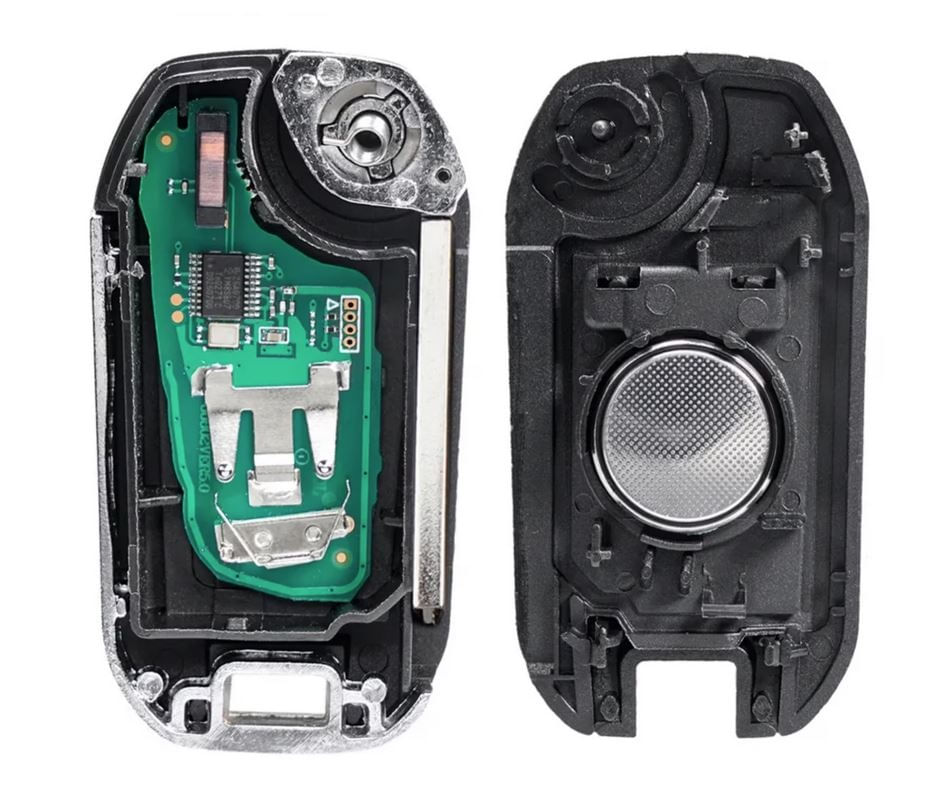 Cheie auto completa Techstar pentru Peugeot Citroen, 3 butoane, HU83, 433MHz, cu chip ID46, telecomanda inclusa - 1 | YEO