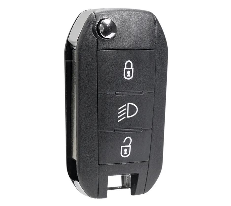 Cheie auto completa Techstar pentru Peugeot Citroen, 3 butoane, HU83, 433MHz, cu chip ID46, telecomanda inclusa - 3 | YEO