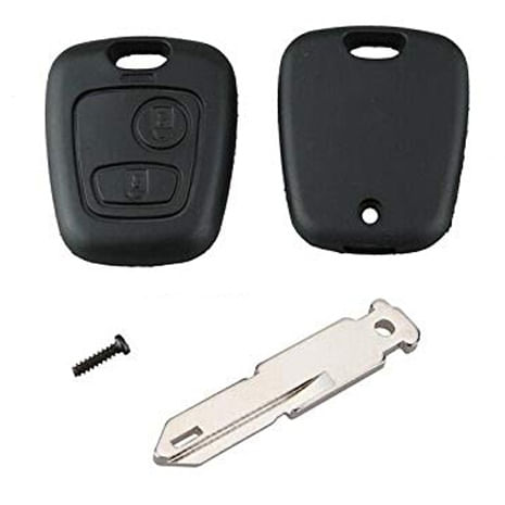 Carcasa cheie auto Techstar cu 2 butoane si lama ascutita CP206 – compatibila Peugeot 206, 307, 308, 207 - 1 | YEO