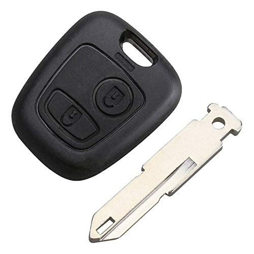 Carcasa cheie auto Techstar cu 2 butoane si lama ascutita CP206 – compatibila Peugeot 206, 307, 308, 207 - 2 | YEO