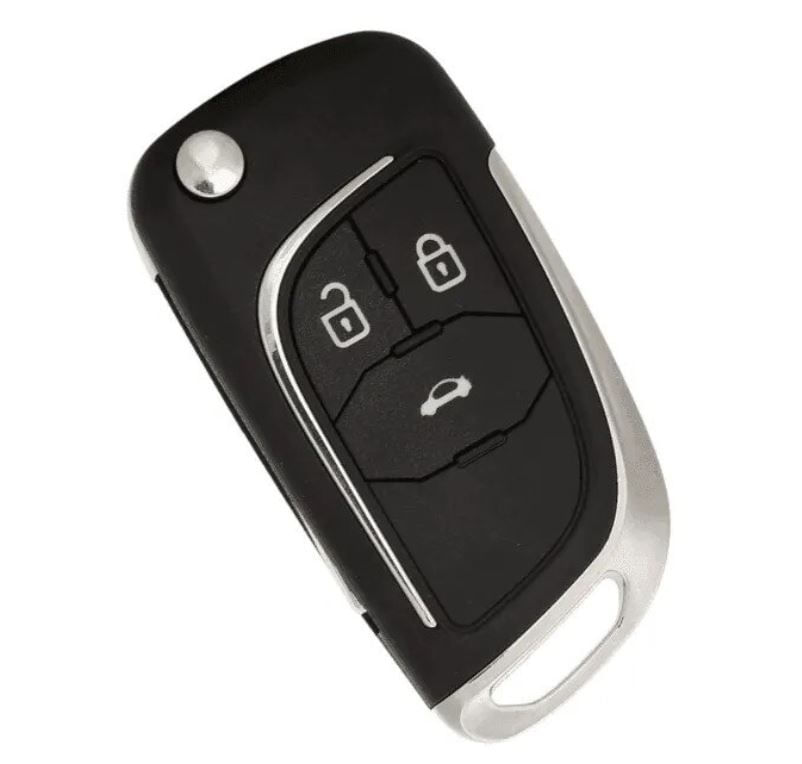 Carcasa cheie auto Techstar cromata cu 3 butoane – compatibila Opel & Chevrolet Astra, Corsa, Cruze, Captiva, Aveo - 4 | YEO