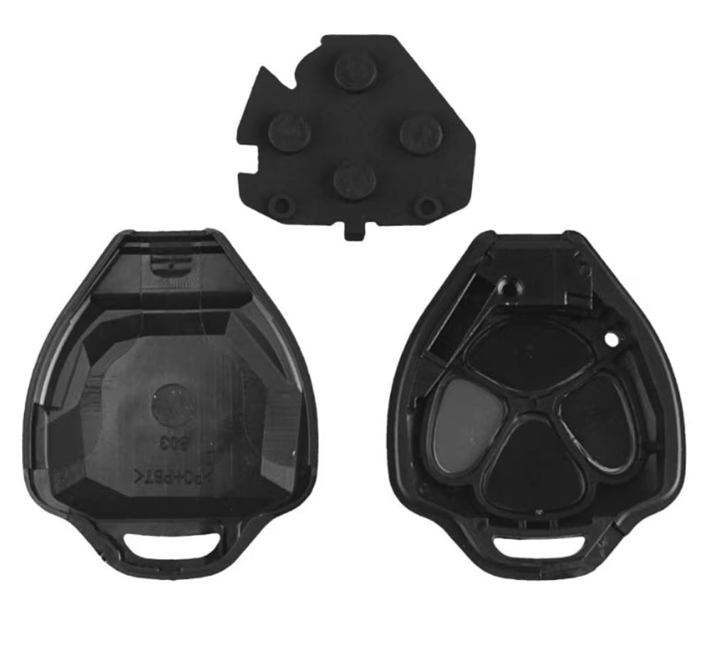 Carcasa cheie auto Techstar cu 2 butoane pentru Toyota – compatibila Corolla, Camry, Avensis, RAV4, Yaris - 4 | YEO