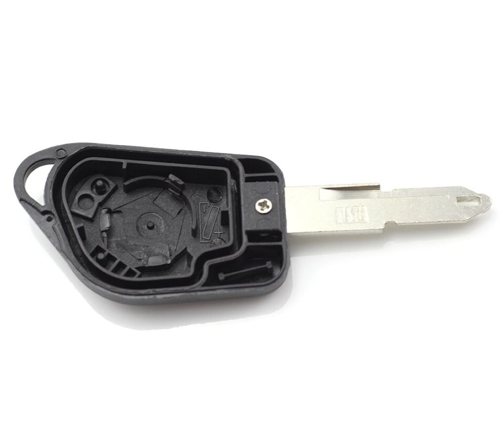 Carcasa cheie auto Techstar cu 2 butoane si suport baterie pentru Peugeot – compatibila 206, 207, 307, 407 - 2 | YEO