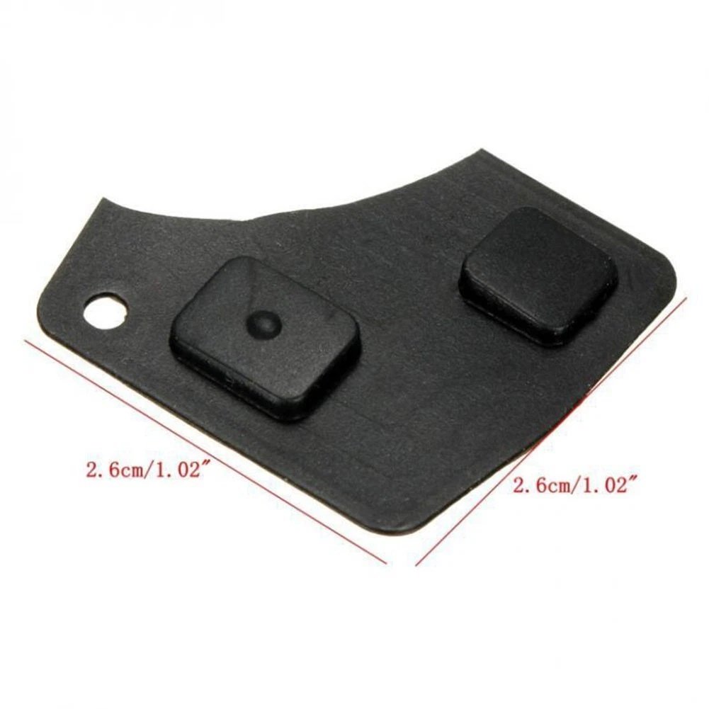 Membrana cauciuc pad pentru cheie auto cu 2 butoane compatibila Toyota si Lexus, modelele Yaris, Corolla, RX, IS - 1 | YEO