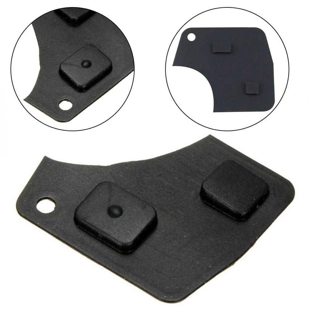 Membrana cauciuc pad pentru cheie auto cu 2 butoane compatibila Toyota si Lexus, modelele Yaris, Corolla, RX, IS