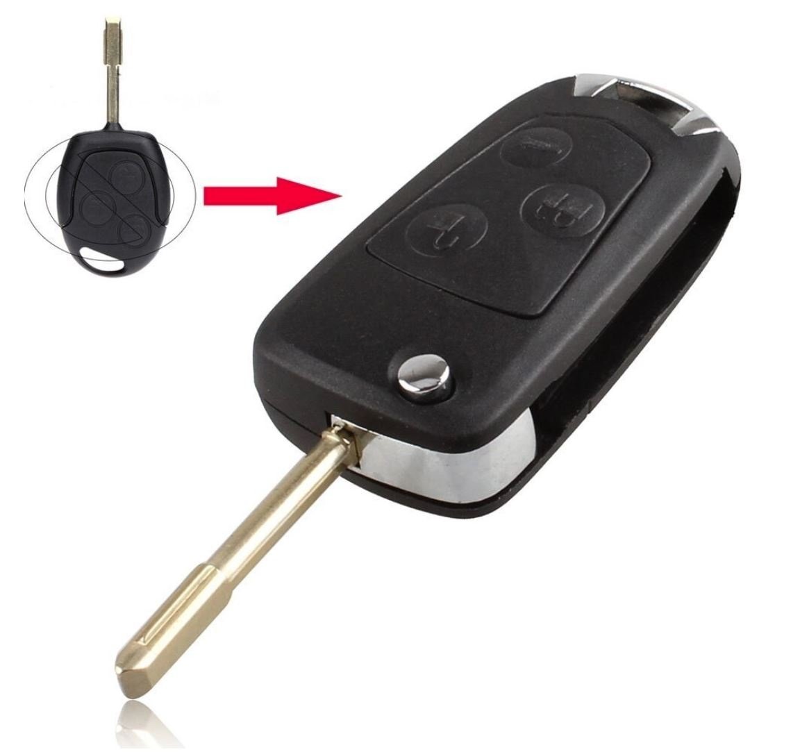 Carcasa cheie tip briceag Techstar pentru Ford – compatibila cu lamela FO21, transformare cheie clasica in flip - 1 | YEO
