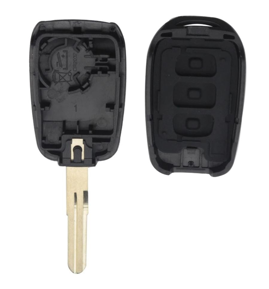 Carcasa cheie auto Techstar cu 3 butoane pentru Dacia Logan, Sandero, Duster, Dokker – compatibil 2016+ - 1 | YEO