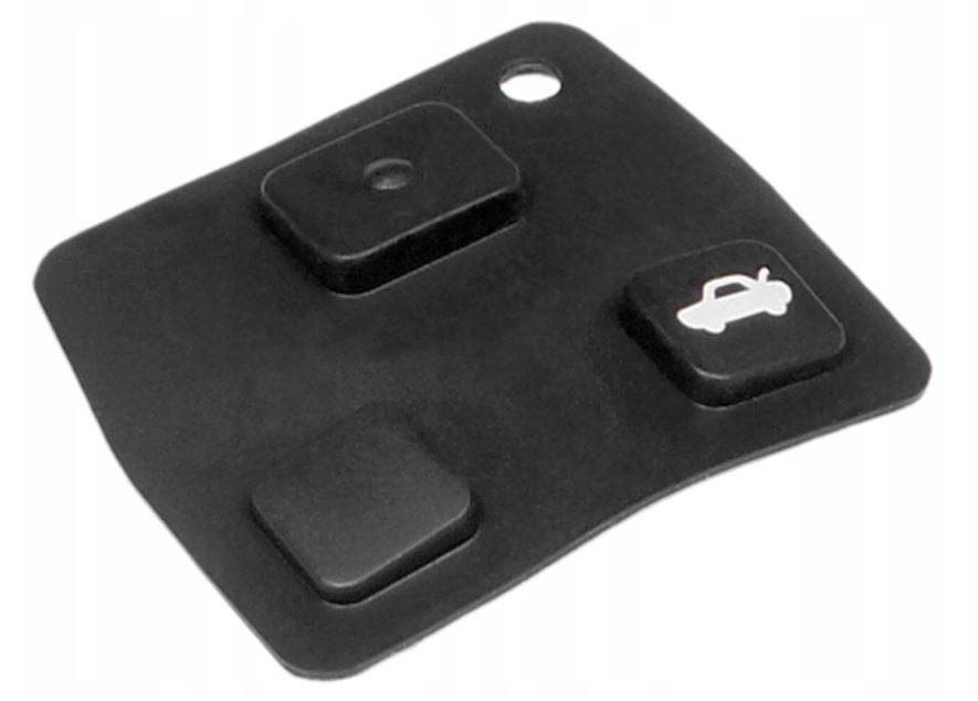 Membrana silicon butoane cheie Toyota cu 3 butoane, compatibila Yaris, Avensis, Corolla, RAV4