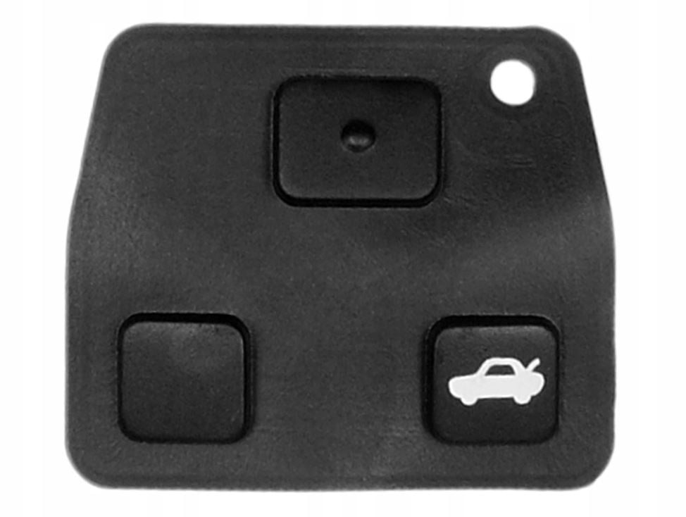 Membrana silicon butoane cheie Toyota cu 3 butoane, compatibila Yaris, Avensis, Corolla, RAV4 - 2 | YEO