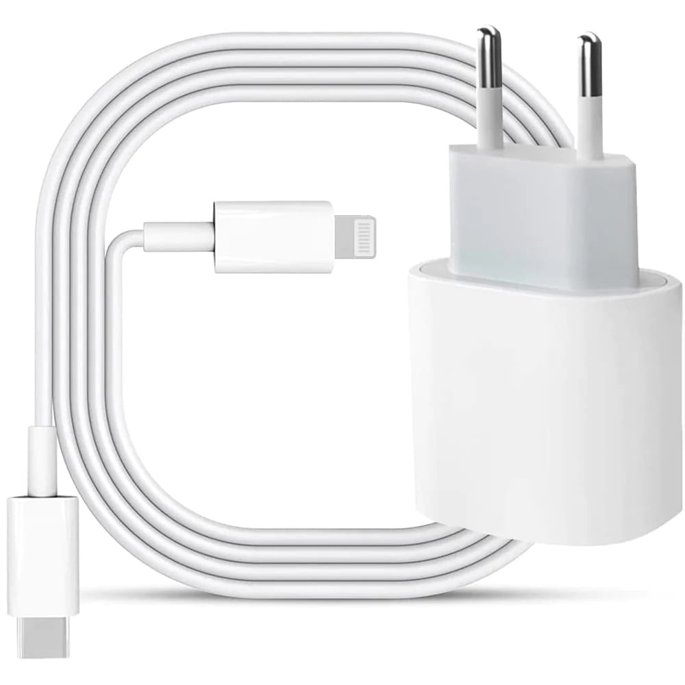 Incarcator fast charge 20W cu cablu de date 1m Type-C TO Lightning, compatibil cu Apple iPhone 14/ 14 Pro/ 14 Pro Max