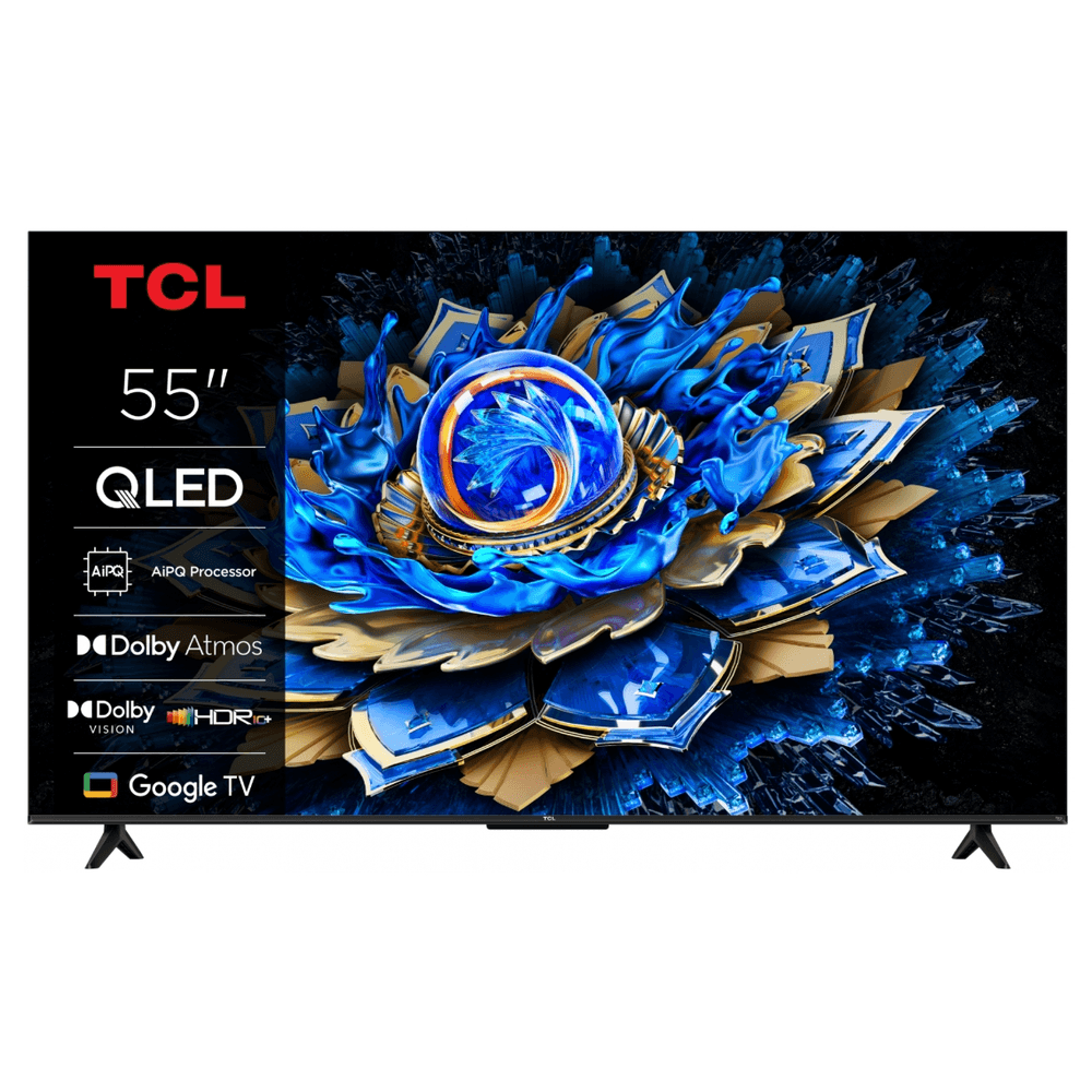 Televizor QLED TCL 139 cm 55" 55T69C, Ultra HD 4K, Smart TV, WiFi, CI+