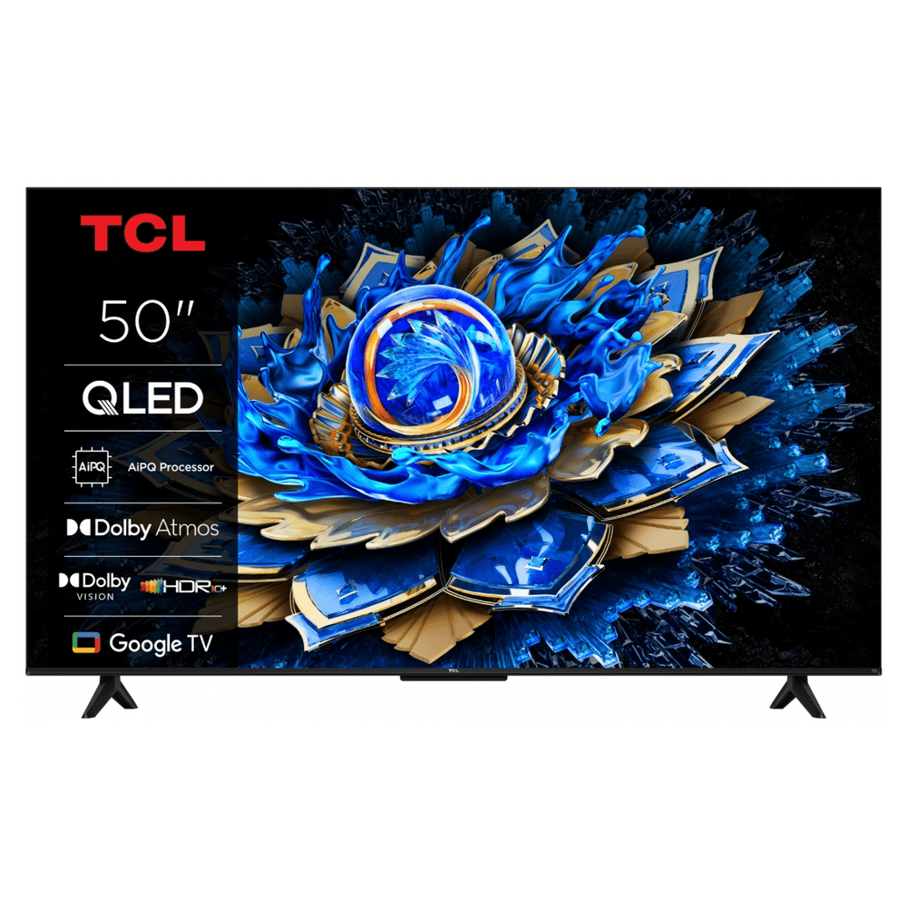 Televizor QLED TCL 127cm 50" 50T69C, Ultra HD 4K, Smart TV, WiFi, CI+