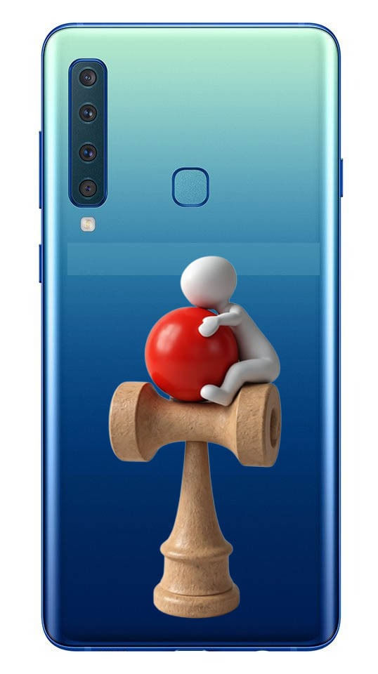 Kendama profesionala, Bila din lemn, Samurai + Sticker pentru telefon, 94KD