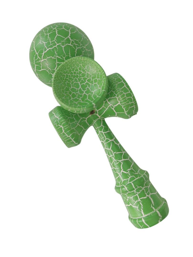 Kendama profesionala, Bila din lemn si  cu 4 cupe, Design Unic  + Sticker pentru telefon, 101KD