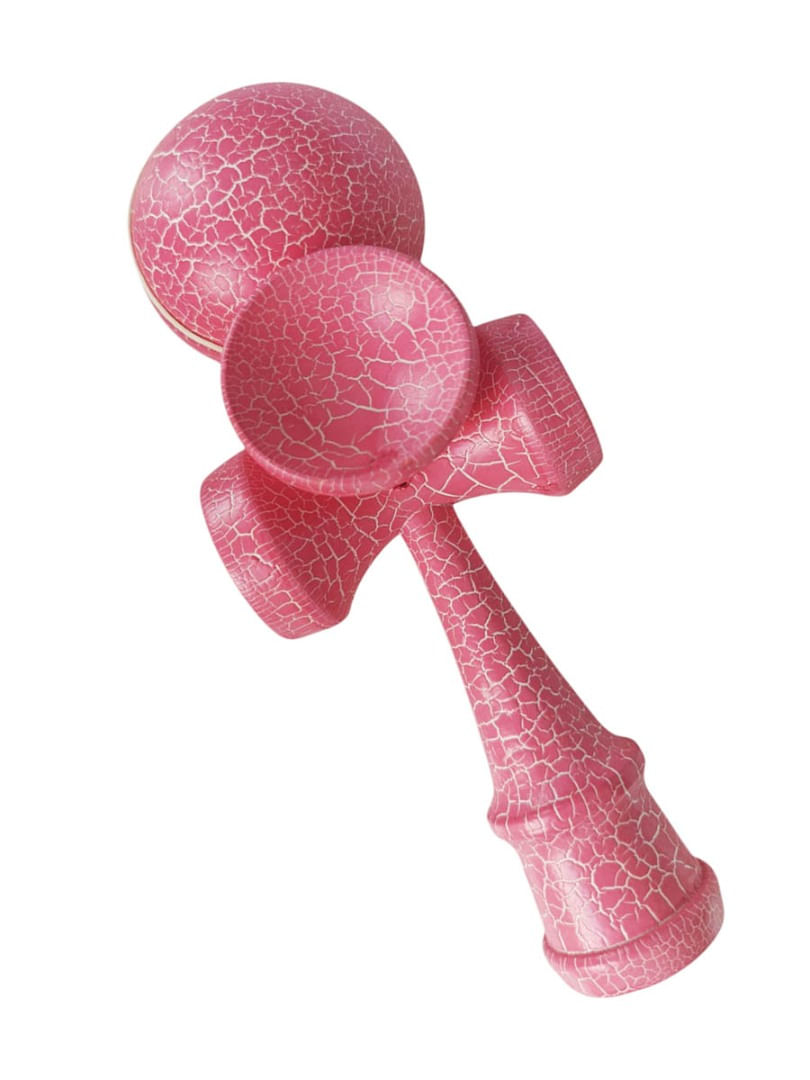 Kendama profesionala, Bila din lemn si  cu 4 cupe, Design Unic  + Sticker pentru telefon, 98KD