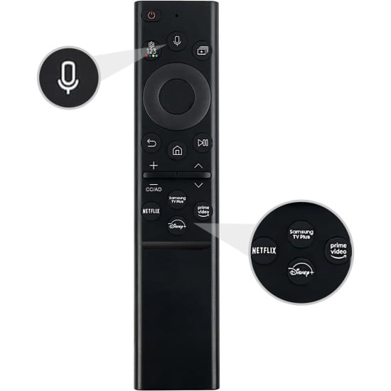 Telecomanda pentru LED SAMSUNG 4K IR + Bluetooth modele 2022-2023 fara incarcare solara