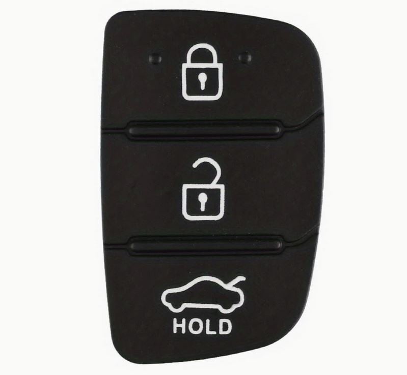 Membrana Cauciuc Butoane Cheie Auto 3 Butoane – Compatibila Hyundai, Kia – Pad pentru Telecomanda, Inlocuire Tastatura