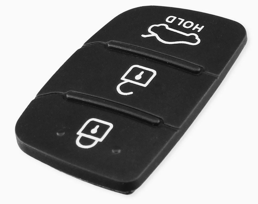 Membrana Cauciuc Butoane Cheie Auto 3 Butoane – Compatibila Hyundai, Kia – Pad pentru Telecomanda, Inlocuire Tastatura - 3 | YEO