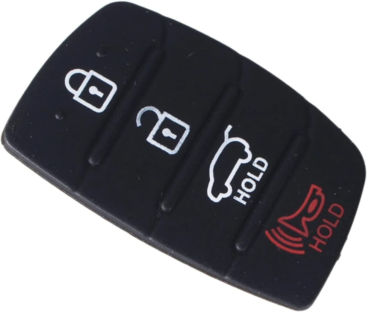 Membrana Cauciuc Butoane Cheie Auto 4 Butoane Compatibila Hyundai Tucson, Santa Fe, ix45, Sonata, i40 – Pad Inlocuire - 1 | YEO